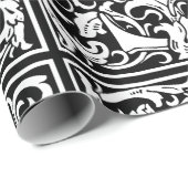 Brief S Middeleeuws Monogram Art Nouveau Cadeaupapier (Rol Hoek)