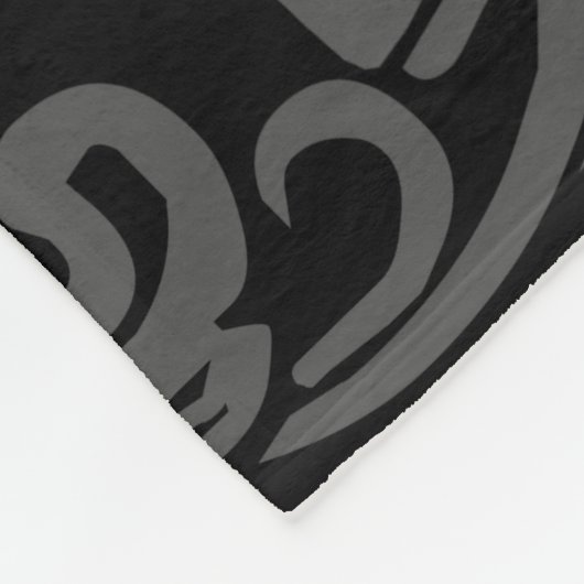 Brief S Middeleeuws Monogram Art Nouveau Fleece Deken (Hoek)