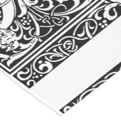 Brief S Middeleeuws Monogram Art Nouveau Korte Tafelloper (Hoek)