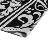 Brief S Middeleeuws Monogram Art Nouveau Snijplank (Hoek)