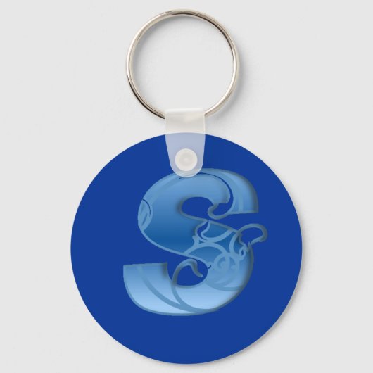 Brief S Sleutelhanger (Voorkant)