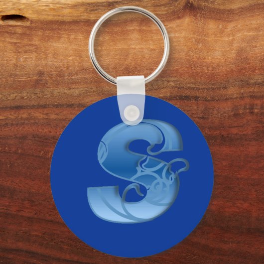 Brief S Sleutelhanger (Voorkant)