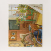 Brief schrijven door Carl Larsson Legpuzzel (Verticaal)