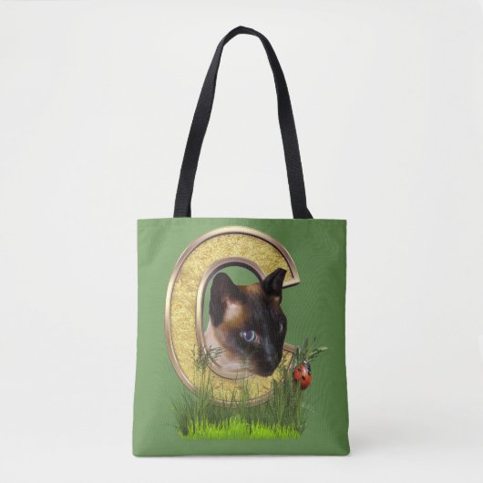 Brief Siamese-Capital-Monogram C Tote Bag (Voorkant)