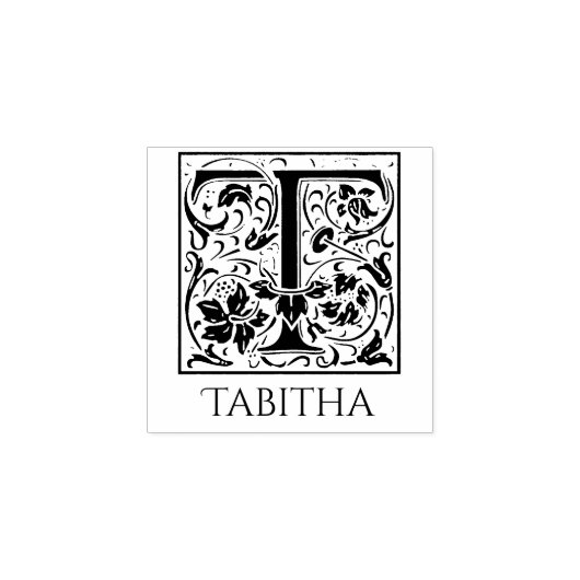 Brief T  Eerste Brief met de Naam van de Douane Rubberstempel (Afrduk)