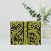 Brief T met DragonsPostcard Briefkaart (Staand voorkant)