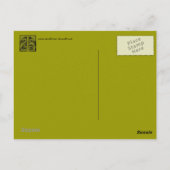 Brief T met DragonsPostcard Briefkaart (Achterkant)