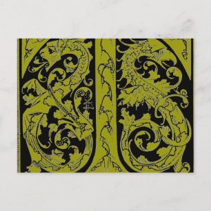 Brief T met DragonsPostcard Briefkaart