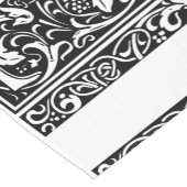 Brief T Middeleeuws Monogram Art Nouveau Korte Tafelloper (Hoek)