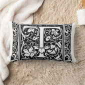 Brief T Middeleeuws Monogram Art Nouveau Kussen (Deken)