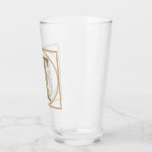 BRIEF T MONOGRAM Beauful Wedding New Home Gift Glas (Links)