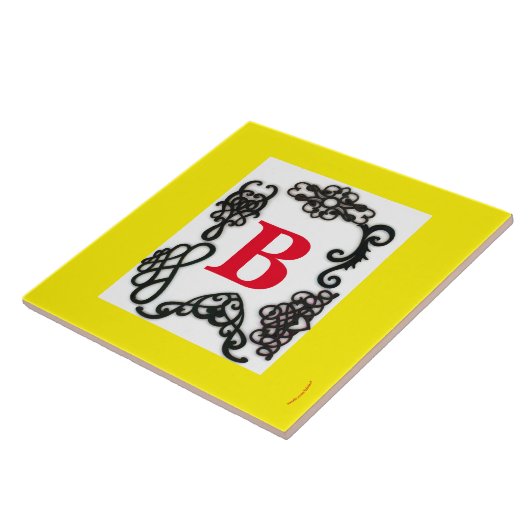 Brief Tegeltje (Zijkant)