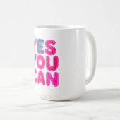 Brief, tekst, schattig koffiemok (Voorkant rechts)