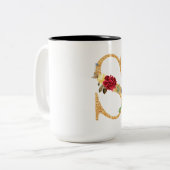 Brief Tweekleurige Koffiemok (Voorkant links)