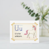 Brief U Briefkaart (Staand voorkant)