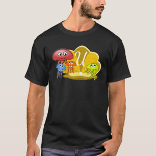Brief U Monogram kwallen eerste schooldag T-shirt