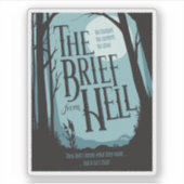Brief uit de hel - horrorfilm poster sticker (Voorkant)