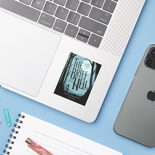 Brief uit de hel - horrorfilm poster sticker (Laptop met iPhone)