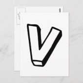 Brief V Briefkaart (Voorkant / Achterkant)