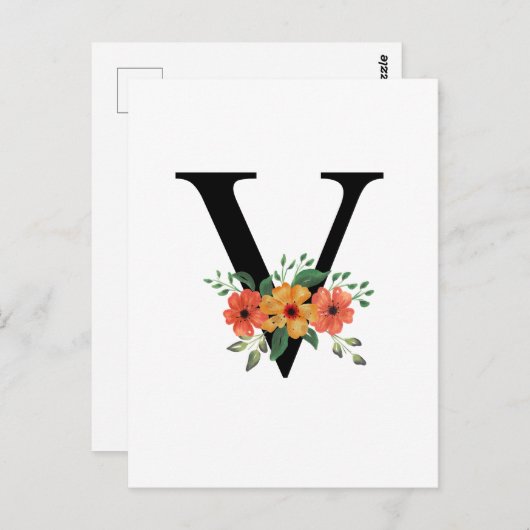 Brief V Briefkaart (Voorkant / Achterkant)