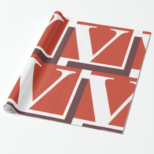 Brief V Cadeaupapier (Uitgerold)