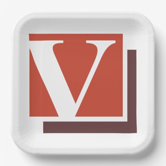 Brief V Papieren Bordje (Voorkant)