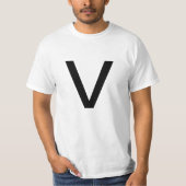Brief V T-shirt (Voorkant)