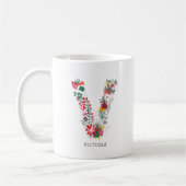 Brief V | Whimsical Floral Letter Monogram I Mok (Links)
