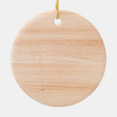 Brief van Bump Daddy om houten te zijn Keramisch Ornament (Achterkant)