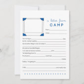 Brief van Camp Stationery Notitiekaartje (Voorkant)