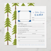 Brief van Camp Stationery Notitiekaartje (Voorkant / Achterkant)