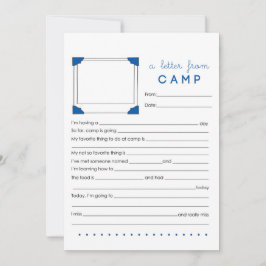 Brief van Camp Stationery Notitiekaartje