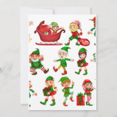 Brief van de kerstman kaart (Achterkant)