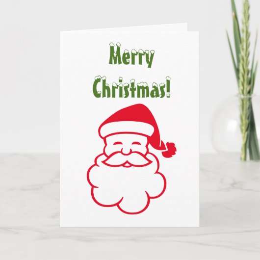 Brief van de Kerstman (Lees terug voor meer) Feestdagen Kaart (Voorkant)