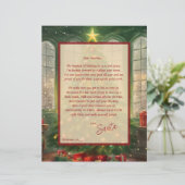  brief van de kerstman met kerstboom (Staand voorkant)