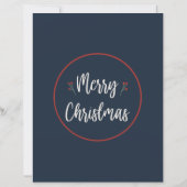 Brief van de Kerstman Nordic Prettig Kerstfeest (Achterkant)