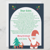 Brief van de Kerstman Nordic Prettig Kerstfeest (Voorkant)