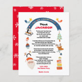 Brief van de Kerstman op de Noordpool (Voorkant / Achterkant)