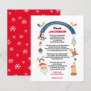 Brief van de Kerstman op de Noordpool