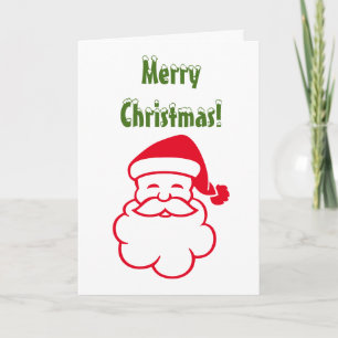 Brief van de Kerstman (voor meer lezen) Santa Feestdagen Kaart