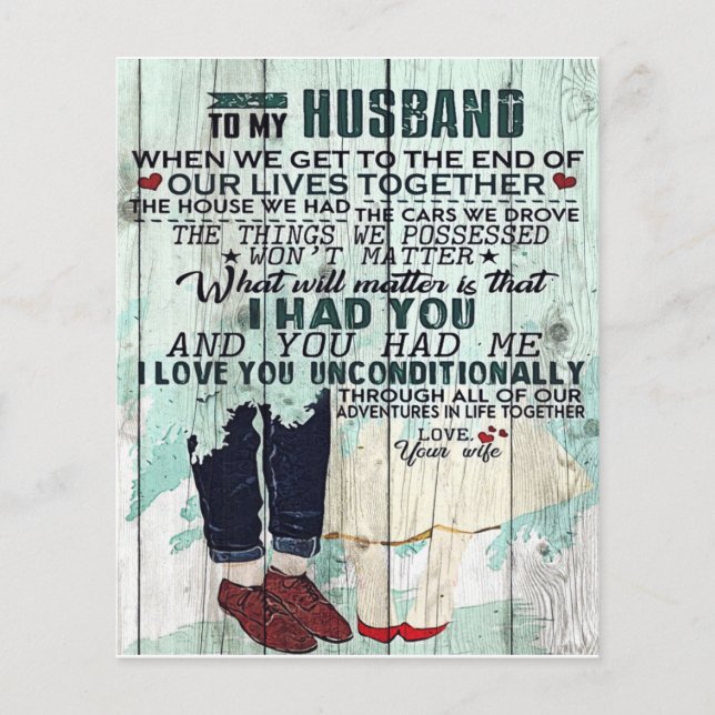 Brief van de klacht aan de echtgenoot | Cool Desig (Voorkant)