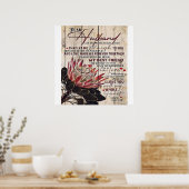 Brief van de klacht aan de echtgenoot | Cool Desig Poster (Keuken)