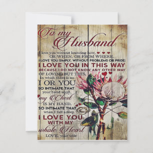 Brief van de klacht aan de echtgenoot   Lovely Gif Kaart