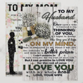 Brief van de klacht aan de echtgenoot | Lovely Gif Menu (Voorkant / Achterkant)