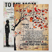 Brief van de klacht aan de echtgenoot | Lovely Gif Menu (Voorkant / Achterkant)