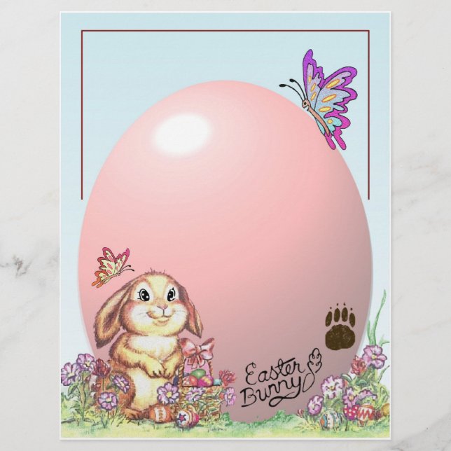 Brief van de paashaas (Voorkant)