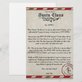 brief van de Santa (Voorkant / Achterkant)