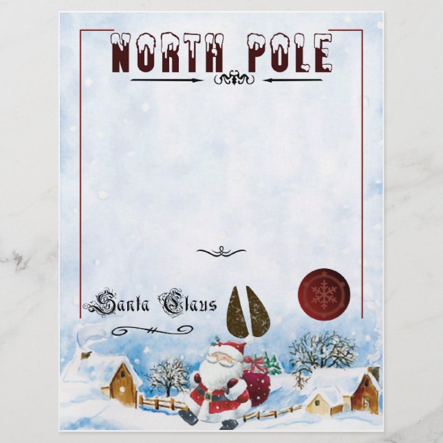 Brief van de Santa (Voorkant)