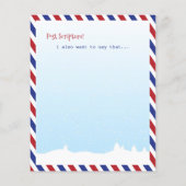 Brief van de Santa Claus aan de kinderen (Achterkant)