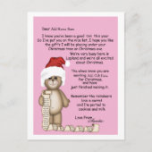 Brief van de Santa Feestdagenkaart (Voorkant)